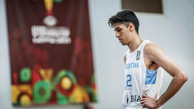 El juvenil argentino Juan Fernández integrará el Draft de la NBA - Foto: TW @cabboficial