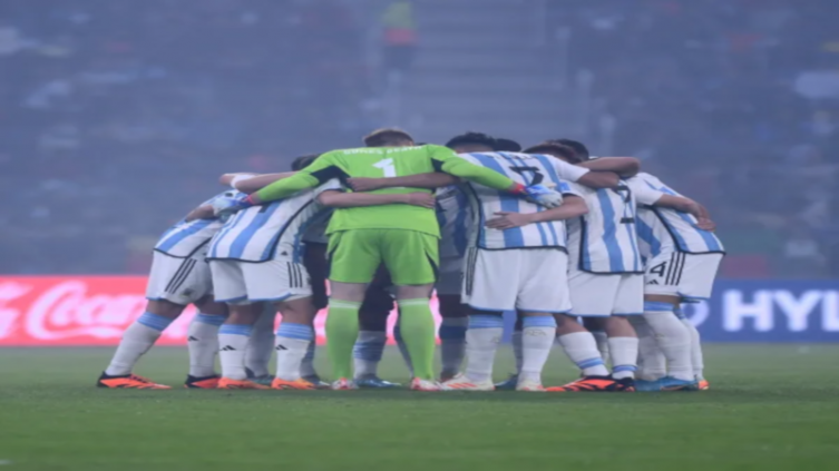 Los campeones del mundo envían su apoyo a la Selección Argentina Sub-20 Foto: Twitter @Argentina