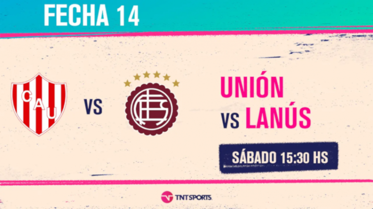 Unión y Lanús se ponen al día en partido pendiente de la 14ta. fecha de la Liga Profesional de Fútbol (LPF) – TNT SPORTS