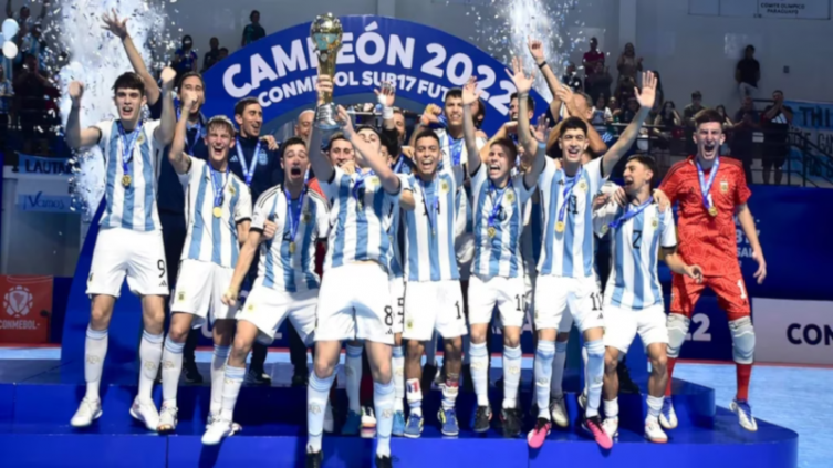 Argentina venció a Brasil y se coronó campeón del Sudamericano Sub 17 de futsal - Infobae