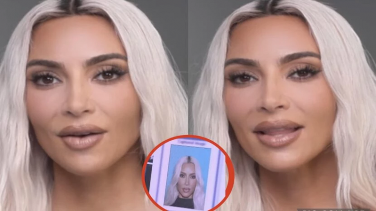 Kim Kardashian fue a renovar la foto de su licencia de conducir con peluquero y maquillador - paparazzi