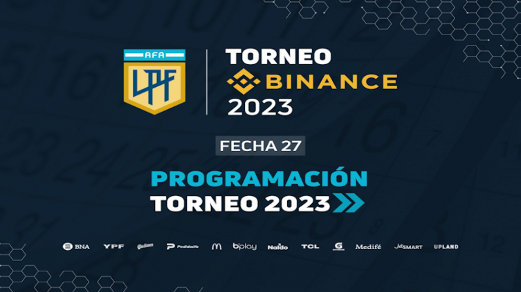 Programación de la Fecha 27 de la Liga Profesional 2023 - LPF