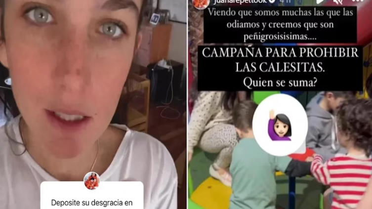 Polémica en las redes: Juana Repetto inició una campaña para prohibir las calesitas, luego de un accidente de su hijo - TELESHOW