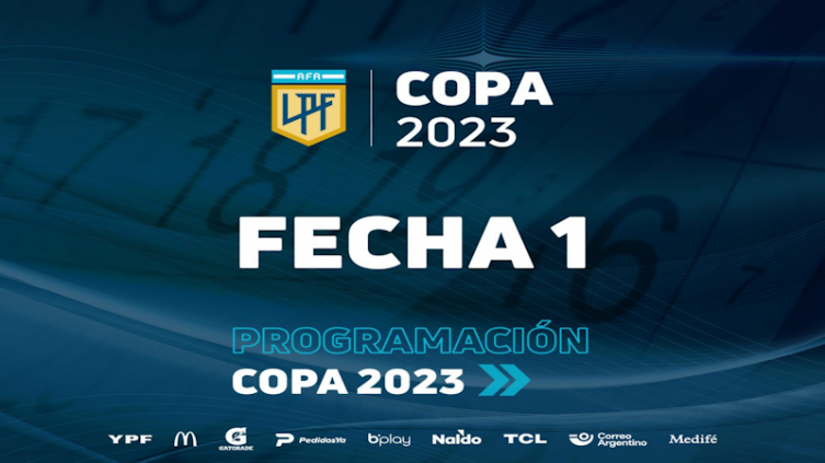Programación de la 1° Fecha de la Liga Profesional 2023 - LPF