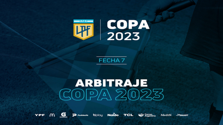 Autoridades arbitrales para la agenda de clásicos de la Fecha 7 de la Copa Proyección 2023 – LPF
