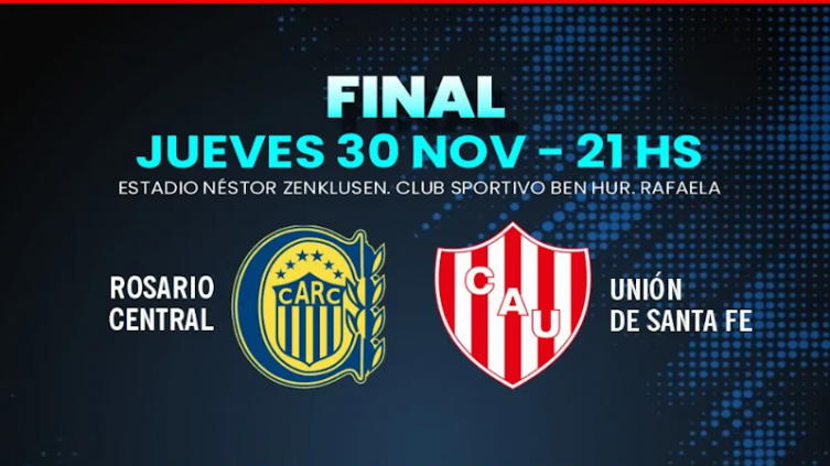 Rosario Central y Unión de Santa Fe definirán la Copa de la provincia - Agenciafe