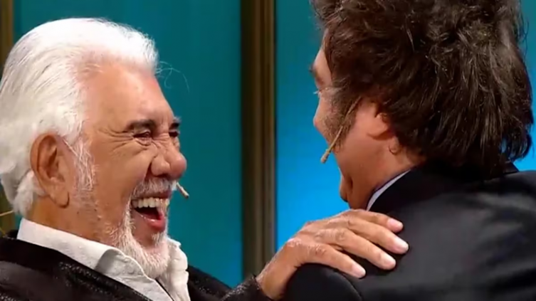 Javier Milei se emocionó al escuchar a Raúl Lavié durante su participación en el programa de Mirtha Legrand - TELESHOW