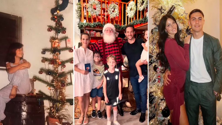 Fotos retro, visitas a Papá Noel y los mejores deseos para lo que viene: los famosos esperan la llegada de la Navidad - TELESHOW