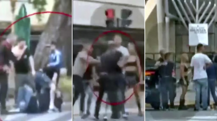 Otro escándalo del cantante de Ke Personajes: apareció el video completo de una pelea a trompadas en Recoleta - TELESHOW