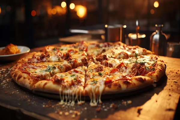 La pizza argentina está entre las mejores del mundo de acuerdo a Taste Atlas (Imagen ilustrativa Infobae)