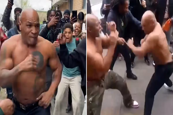 Mike Tyson tuvo una “pelea callejera” con otro ex campeón mundial y el video causó sensación entre los fanáticos - Infobae