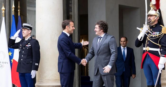 Milei habló del “episodio desafortunado” de Villarruel con Macron, aunque no hubo pedido de disculpas