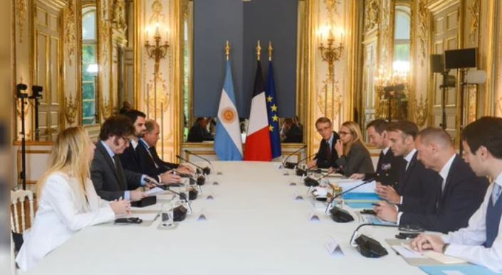 Según el Gobierno, Macron le agradeció a Karina Milei por la intervención tras los dichos de Villarruel contra Francia
