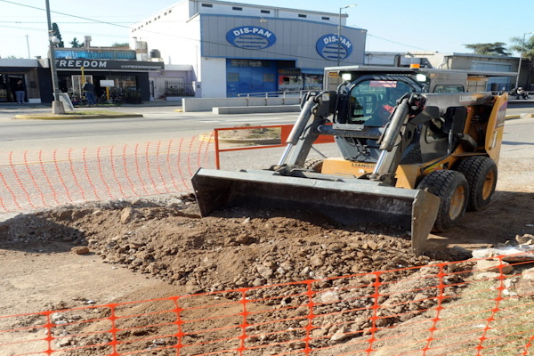 Se repararon más de 1400 metros cuadrados de calles y avenidas 