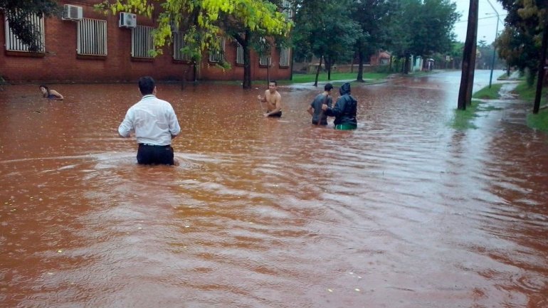Corrientes inundada