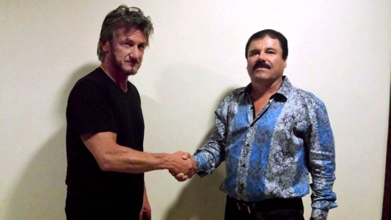 Sean Penn y Chapo Guzmán