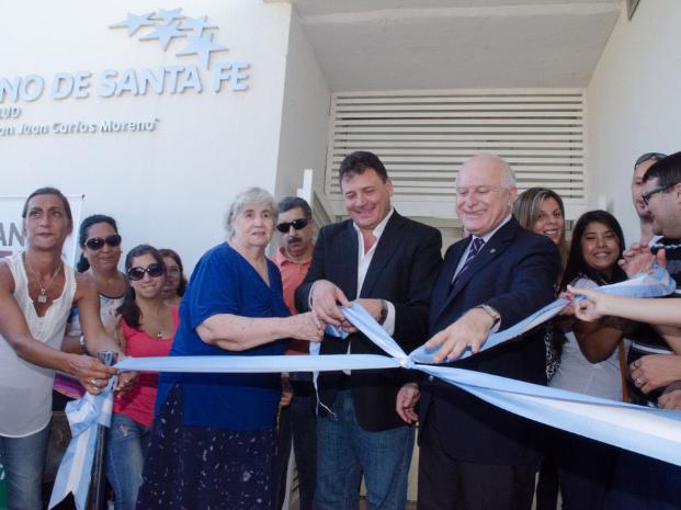 Lifschitz y Raimundo - Inauguración del Centro de Salud de San Lorenzo