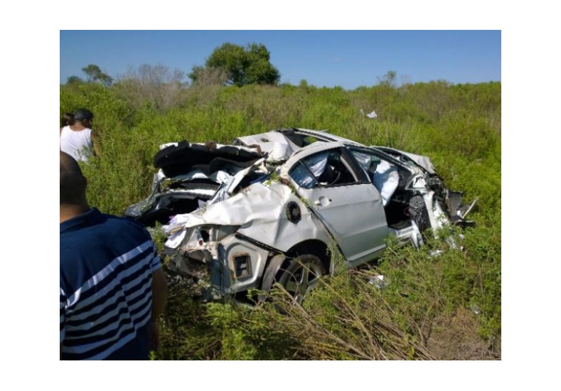 Accidente fatal en la autopista a la altura de Maciel