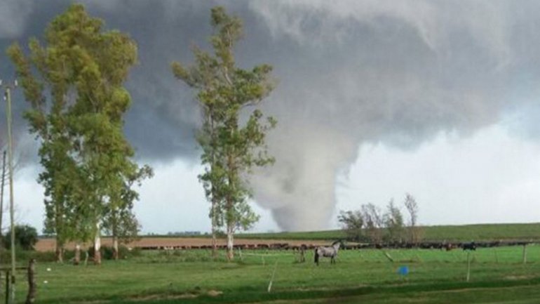 Tornado en Uruguay