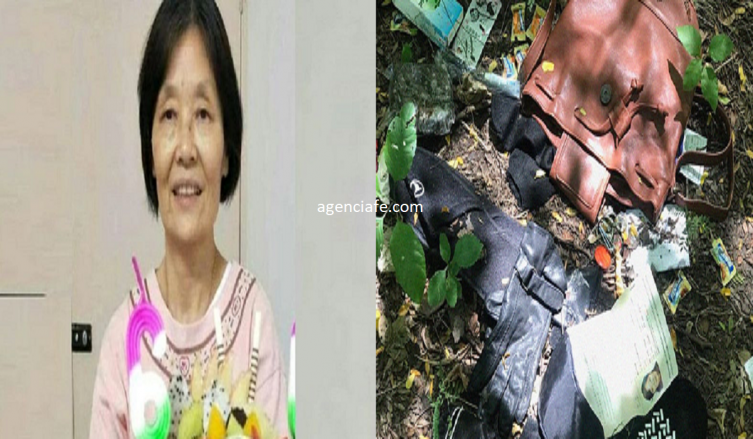 Las pertenencias de la mujer china desaparecida fueron encontradas en la zona de bosques Crédito Ministerio de Seguridad bonaerense - agenciafe