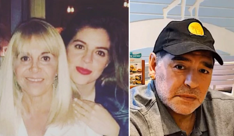 La grieta en los Maradona: Claudia y Dalma de un lado, Diego del otro - TELESHOW