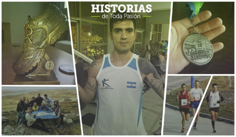 Facundo Reales es el argentino que ganó una maratón en Malvinas - TN