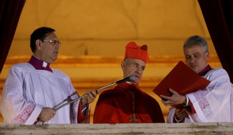 Tauran, al anunciarle al mundo el nombramiento de Jorge Bergoglio como nuevo Papa. (Foto: AP)