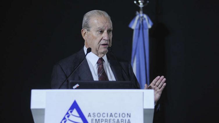 Enrique Pescarmona en una reunión que organizó AEA. FOTO PEDRO LAZARO FERNANDEZ.