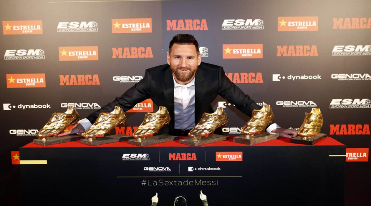 Sexto Botín de Oro para Lionel Messi - Imagen ilustrativa