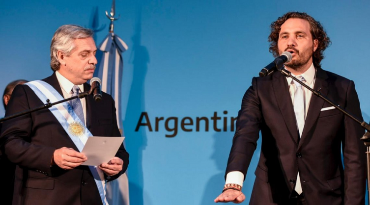 Santiago Cafiero juraba como jefe de Gabinete ante Alberto Fernández - m1
