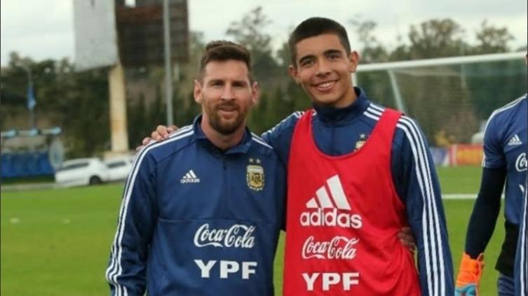 Juan Sebastián Sforza compartió entrenamientos con Leo Messi cuando fue sparring de la selección mayor. - Rosario3