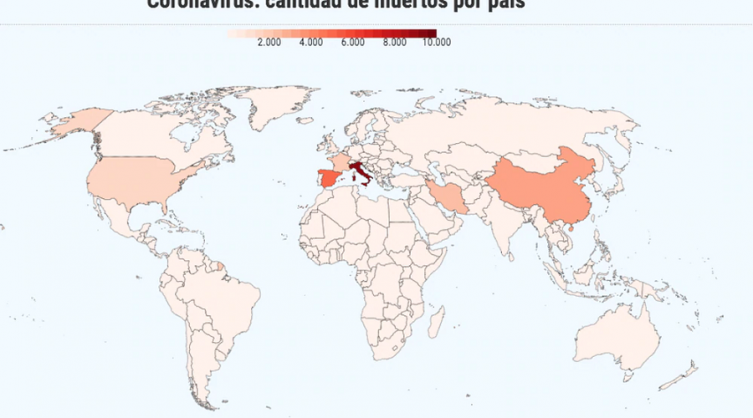 La pandemia en el mundo: dónde es más letal y los países que no reportan casos - INFOBAE