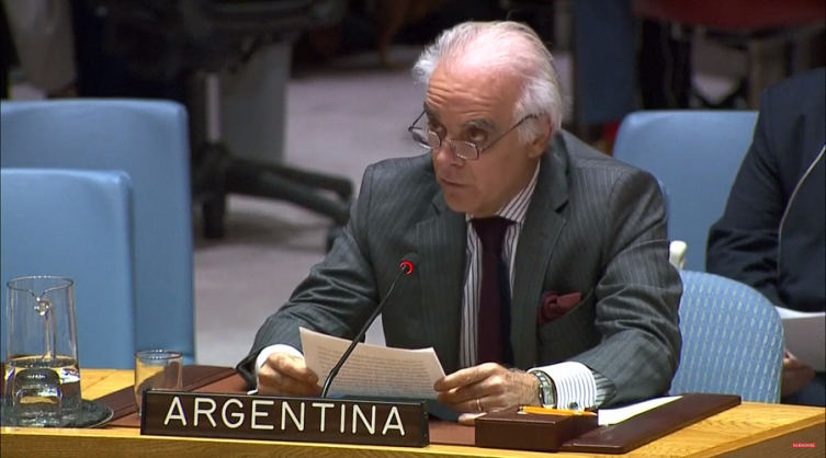 El embajador argentino ante la ONU está internado en Nueva York  - INFOBAE