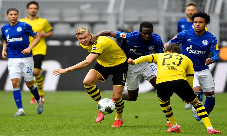 Erling Haaland, el joven delantero que tiene Borussia Dortmund que ya tiene 28 goles en 22 partidos disputados desde su llegada al club Fuente: AP