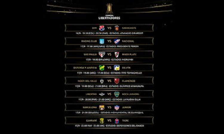 Con las sedes confirmadas, así quedó conformada la agenda de la fase de grupos de la Copa Libertadores - Infobae