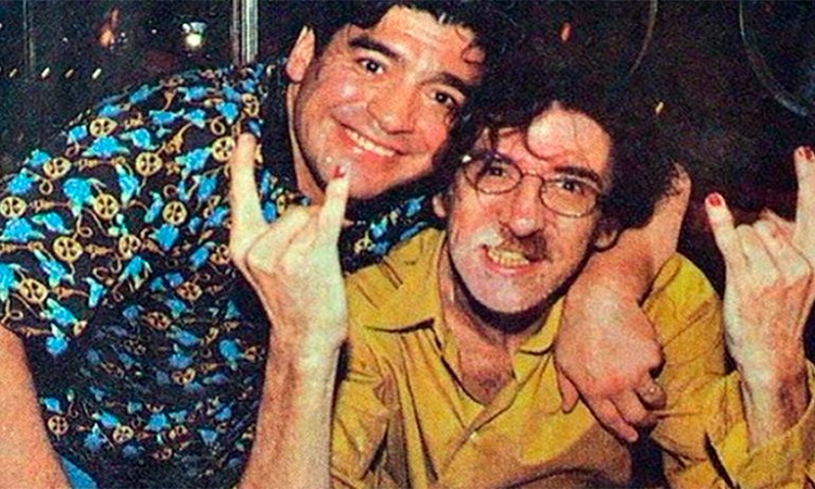 Charly García y Diego Maradona - TELESHOW