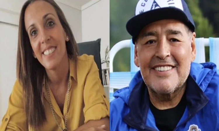 La psiquiatra Agustina Cosachov y Diego Maradona - DobleAmarilla