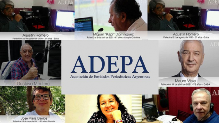 En el video, Adepa homenajea a 52 periodistas - TELESHOW