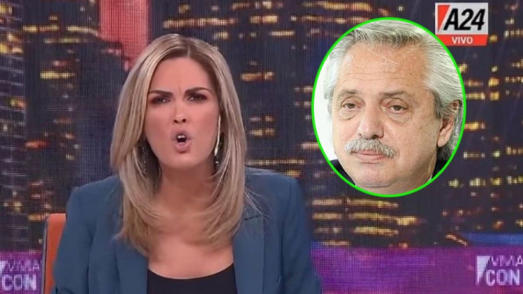 VIVIANA CANOSA Y ALBERTO FERNÁNDEZ - exitoína