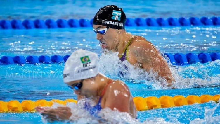 La nadadora olímpica Julia Sebastián - Foto: Martín Waichman