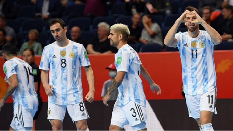 Argentina goleó a EE.UU. en su debut en el Mundial de Futsal - San Juan 8