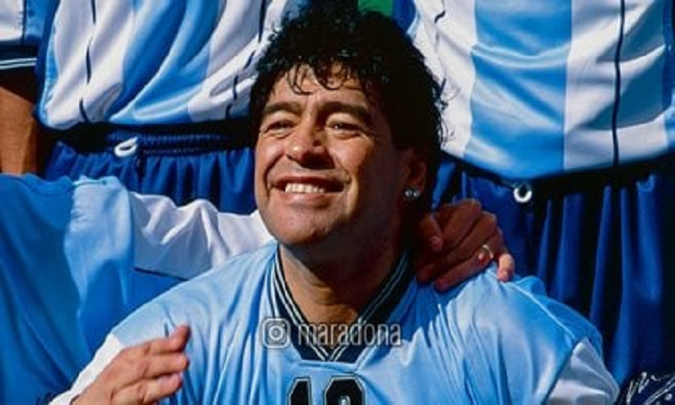 La publicación en la cuenta de Diego Maradona a 20 años de su partido homenaje - TyC Sports