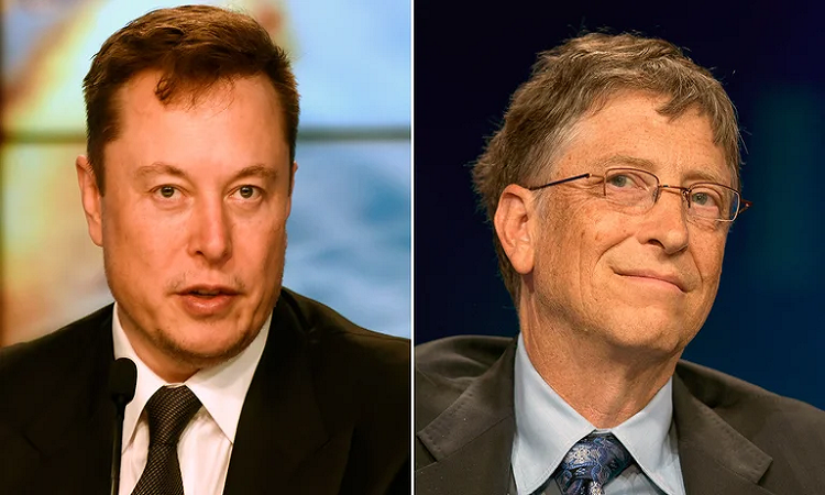 Elon Musk y Bill Gates forman parte del círculo de personas más ricas del mundo (Foto: Infobae)