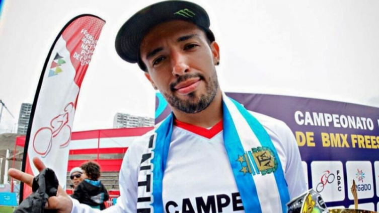 Maligno Torres campeón panamericano de BMX freestyle - Foto: @malignobmx