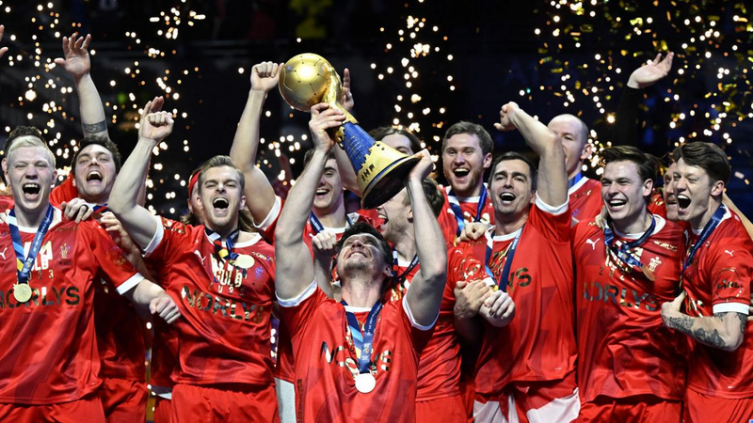 Dinamarca ganó el Mundial de Handball tras superar a Francia en la final (AFP).