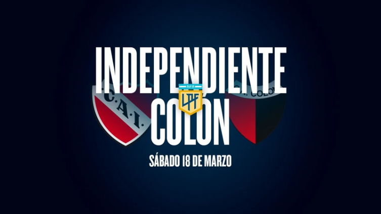 Independiente vs. Colón en la 8ª Fecha de la LPF: día, horario, TV en VIVO y posibles formaciones - OLÉ