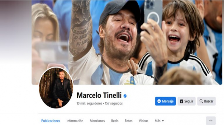 Hackean a Marcelo Tinelli: los peligrosos mensajes que publican en Facebook - NA