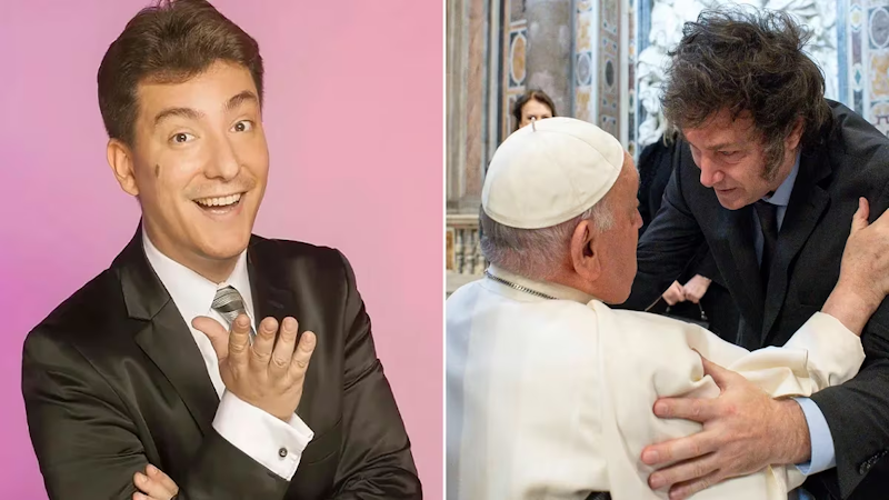 La divertida parodia de Ariel Tarico sobre el encuentro entre Javier Milei y el Papa Francisco en Roma - TELESHOW