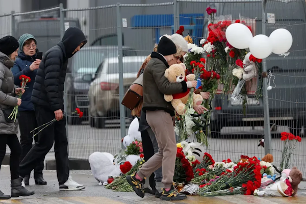 Terror en Moscú: la cifra de muertos asciende a 133 y ya son 11 los detenidos por el atentado. (Foto NA)