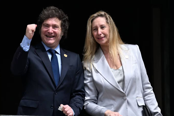 Karina Milei será la presidenta de La Libertad Avanza y prepara una gira por las 23 provincias (Foto: EFE).